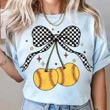 Softball Cherries T-Shirt